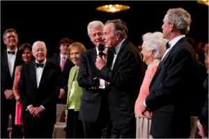 George H.W. Bush at Tribute