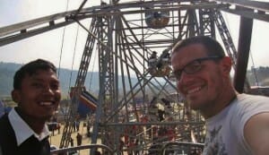 Eric on the Ferris Wheel