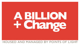 billion plus change logo