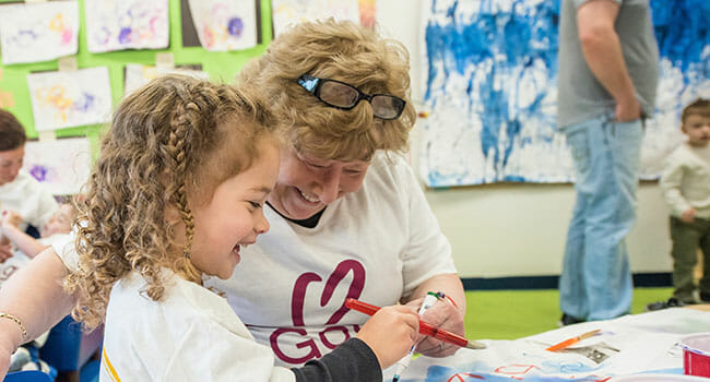 Good Deeds Day volunteers participate in a service project in Maryland.