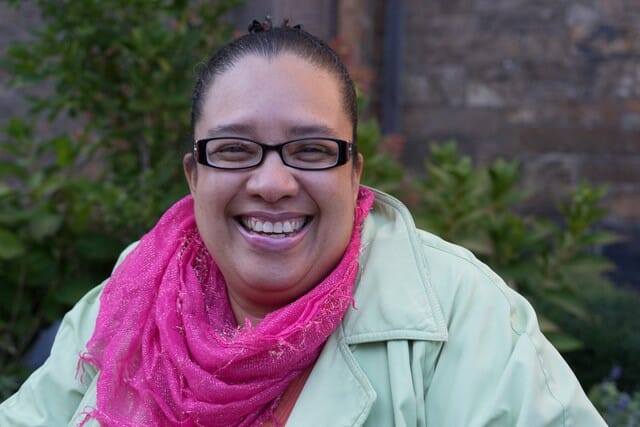 Photo portrait of a Women’s Lunch Place guest, photographed by Nancy Schieffelin./Courtesy Women's Lunch Place