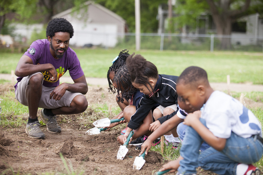 Food Corps, helping to connect kids with healthy food, is a member of the AmeriCorps service network, which also includes Habitat for Humanity, City Year and Teach for America.