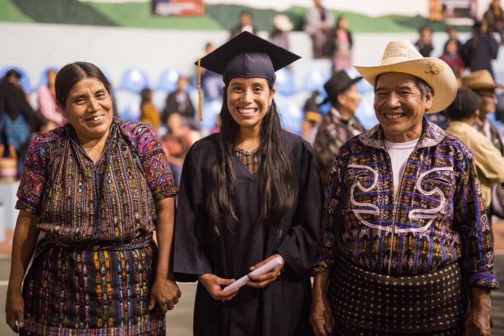 Rosa, the subject of one of Zach’s short films, graduated from high school at age 27 and became the first person in her village to attend university.