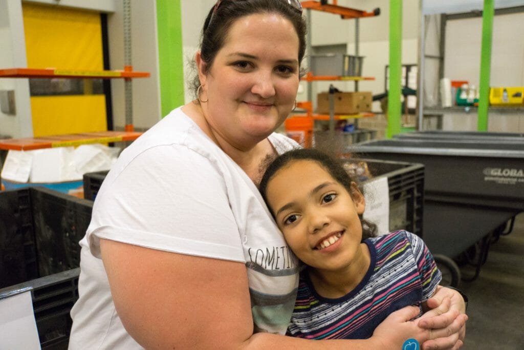 Photo of Houston Food Bank clients, shot by Jill Lefforge./Courtesy Jill Lefforge