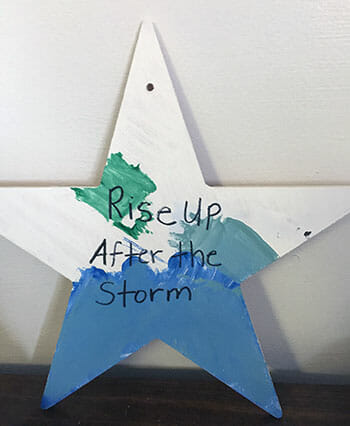 The Long Island Volunteer Center called its recovery campaign “Hope Floats” in honor of their founder Joan Imhof, who passed away one year before the VRC opened. Joan had a tradition of a one-mile pledge swim across Oyster Bay, which she called “Keep Joan Afloat” – until her last swim, which she renamed as a reminder to rise above the storm and be open to the greater good.