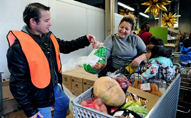 The Feeding America network of food banks serves more than 46 million people each year. (Image Courtesy of Feeding America)