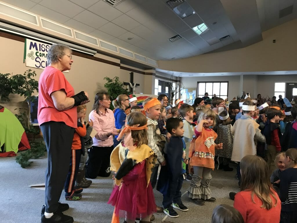 Mary is known as “Grandma Mary” to the children at Missoula Community School./Courtesy Mary Barnett