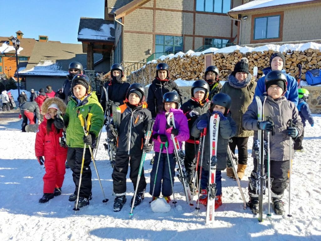 Mi Casa Es Puebla at Mountain Creek on the first ski day of the 2018 season./Courtesy Cory Gorczyncki