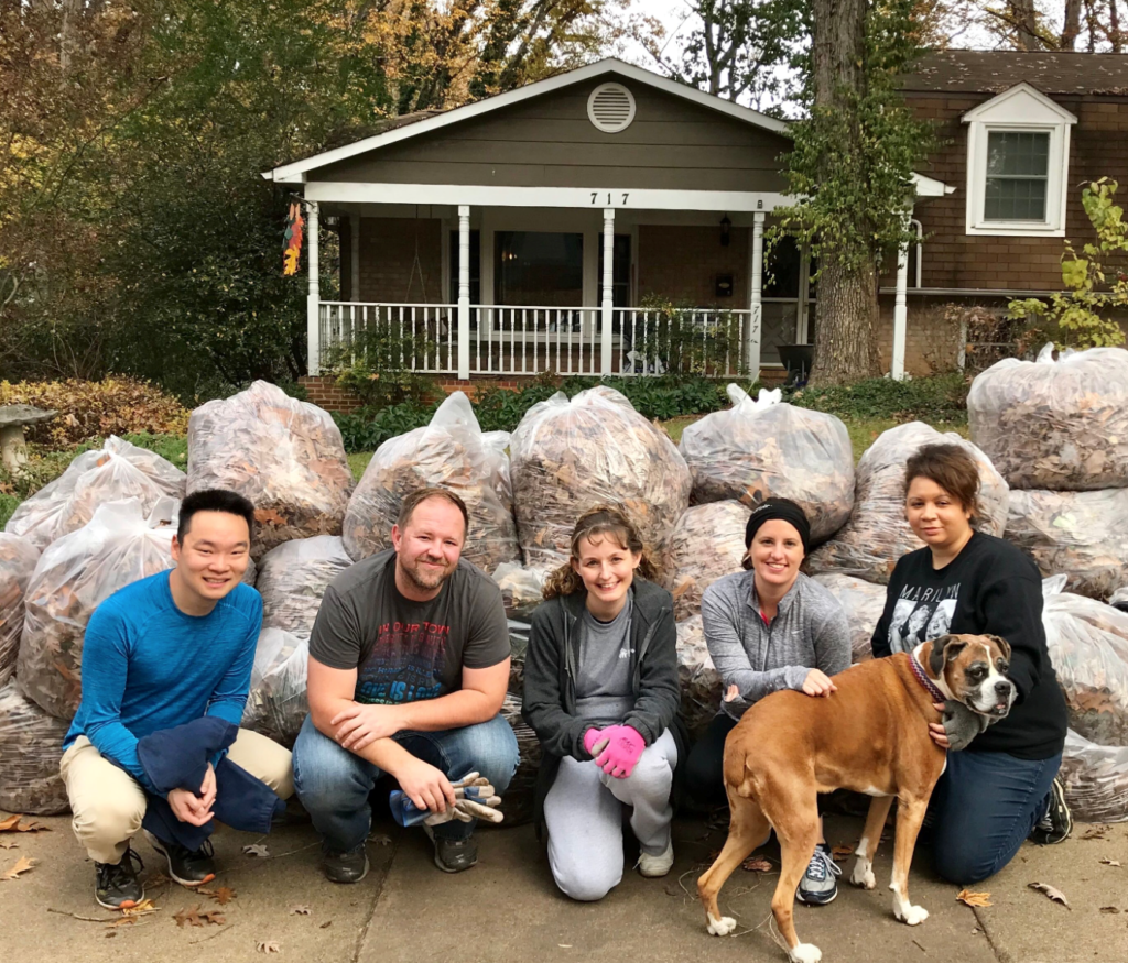 Charlottesville Give back at Habitat for Humanity Rake-A-Thon on Saturday November 18th, 2017./Courtesy Christopher Mastromarino