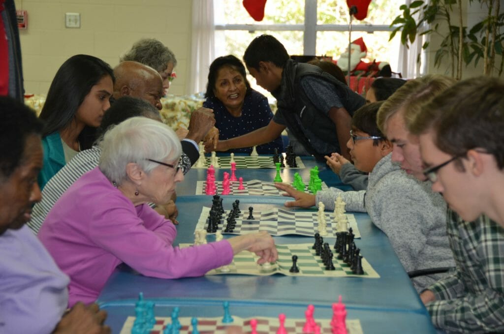 Universal Children's Day at Crabapple Senior Center - 2017/Courtesy Anuhya Tadepalli