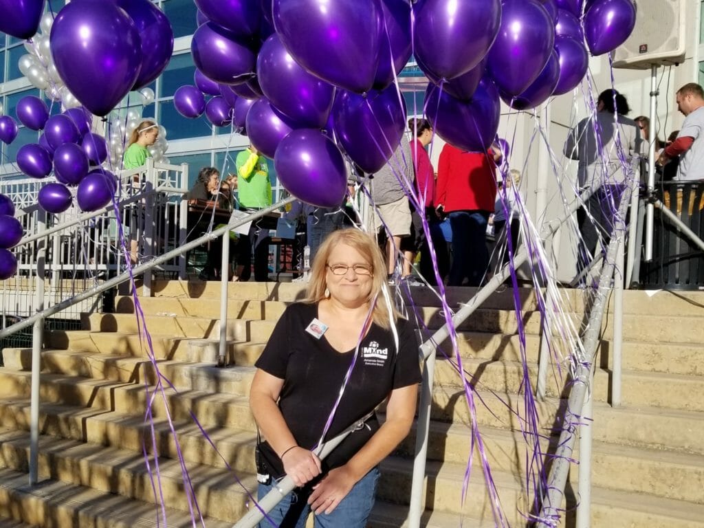 Amanda Smith at the 2017 Walk for the Mind event./Courtesy Amanda Smith 