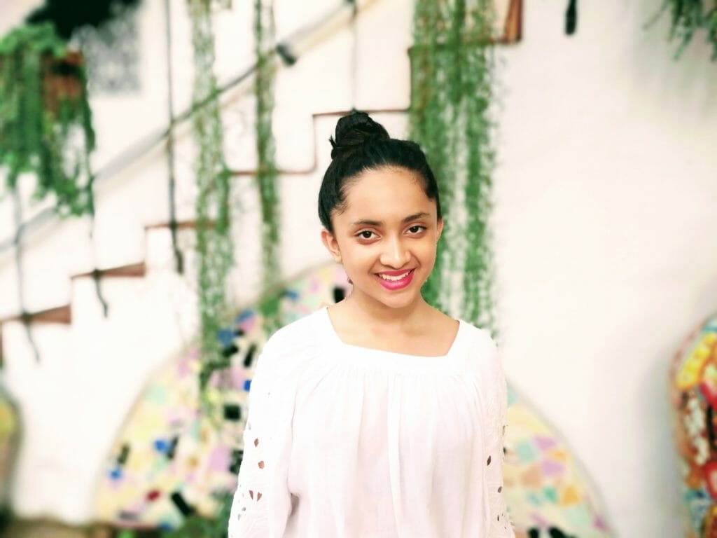 Mahika Halepete, 16, founded AYANA International, a nonprofit that empowers youth in developing countries to design and implement projects that improve their communities./Courtesy Mahika Halepete