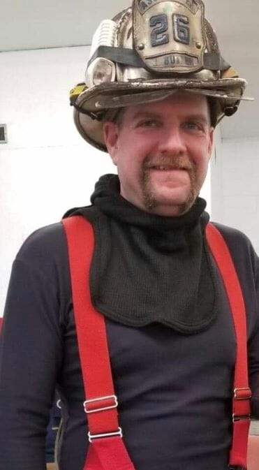 John Butler is a third-generation volunteer firefighter for the Southmount Volunteer Fire Department./ Courtesy Carolyn Fisher