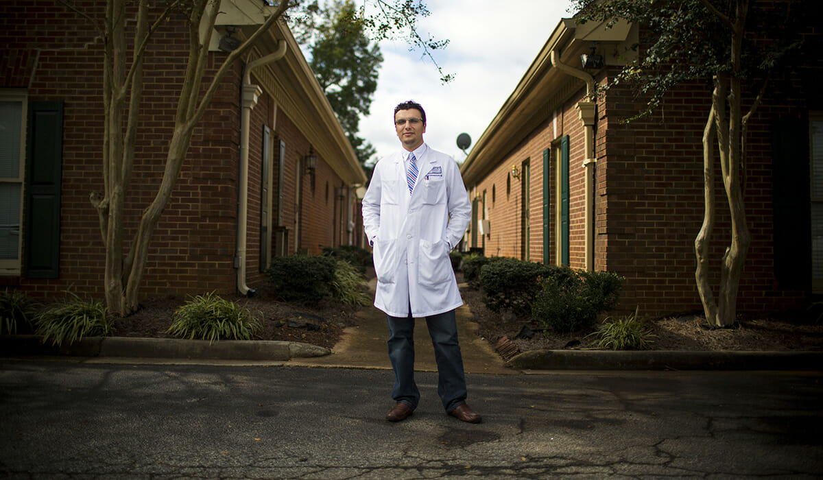 Having gone from dishwasher to cardiology fellow, Dr. Heval Kelli created the Young Physicians Initiative to ensure other young aspiring doctors can find the support and guidance he received in his youth. /Credit: Emory University