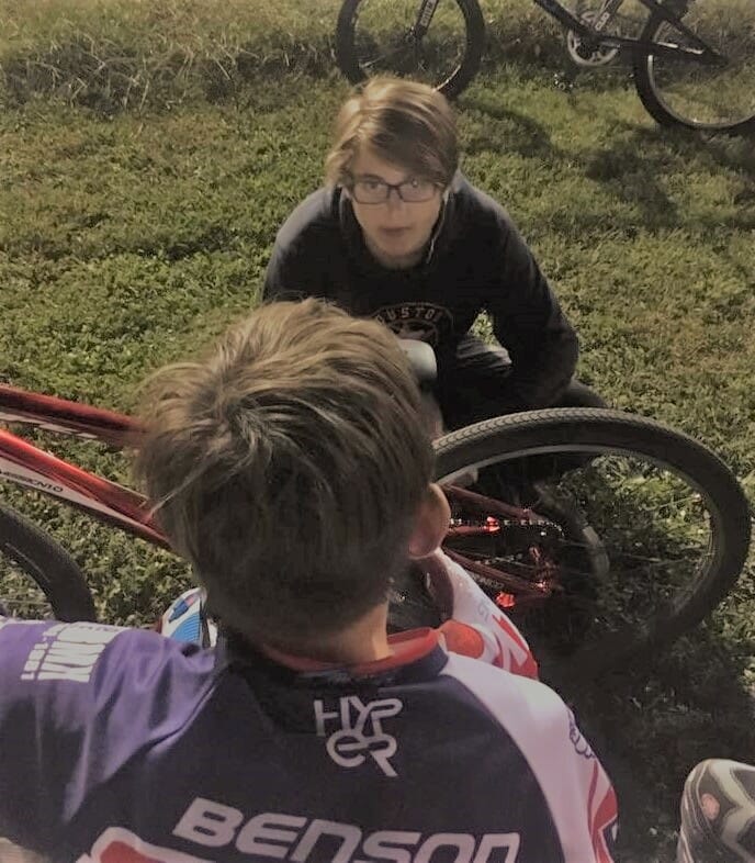  Biking made all the difference for Harrison Barnes, and now he helps other kids get on bikes./ Courtesy Harrison Barnes