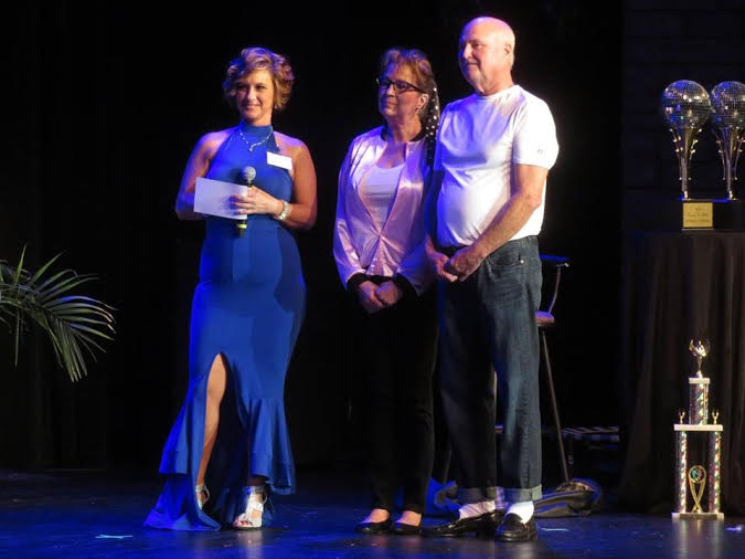 Gail Spradlin pictured at the Dancing for Shelter fundraising event, a take on ABC’s “Dancing with the Stars”./Courtesy Gail Spradlin