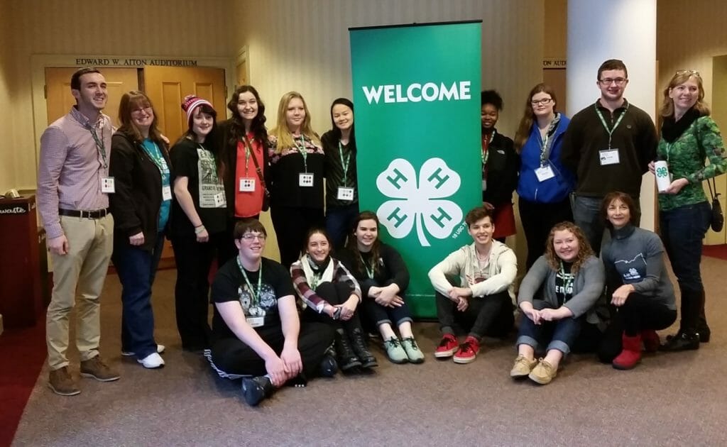 Rebecca Rak (pictured second from left) at the National Healthy Living Summit in Washington, D.C. along with some youths from the Lodi Family Center who are are state level healthy advocates./Courtesy Rebecca Rak 