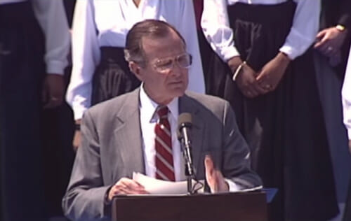 President George H. W. Bush Highlights the Power of Volunteering