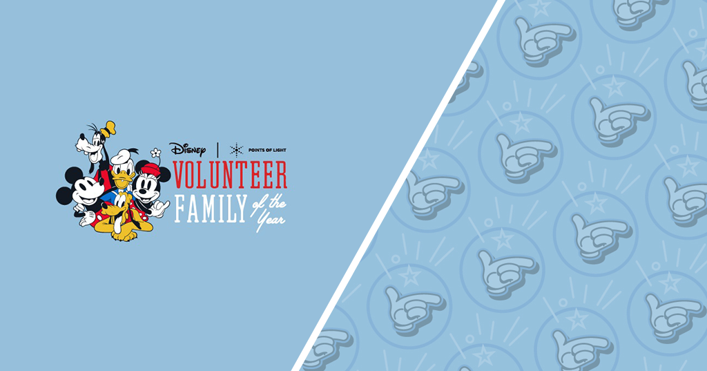 Disney and Points of Light Volunteer Family of the Year Points of Light