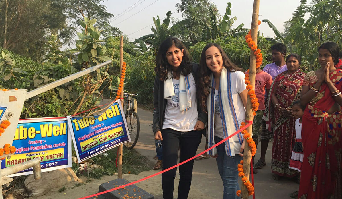 Simran Bhargava and Malika Rawal Daily Point of Light Award Honoree