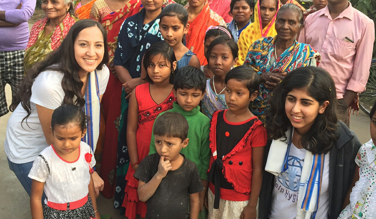 Simran Bhargava and Malika Rawal Daily Point of Light Award Honoree