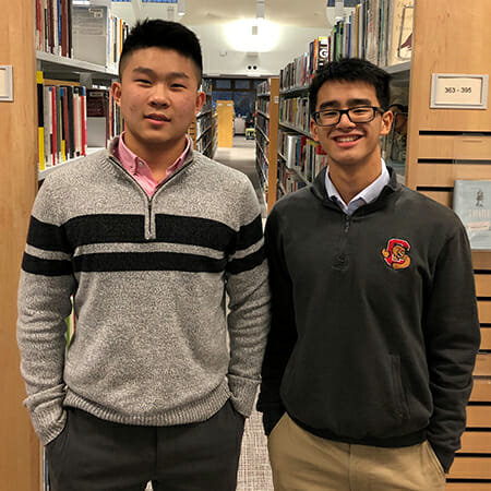 Rayan Yu & Andrew Tran Daily Point of Light Award Honoree