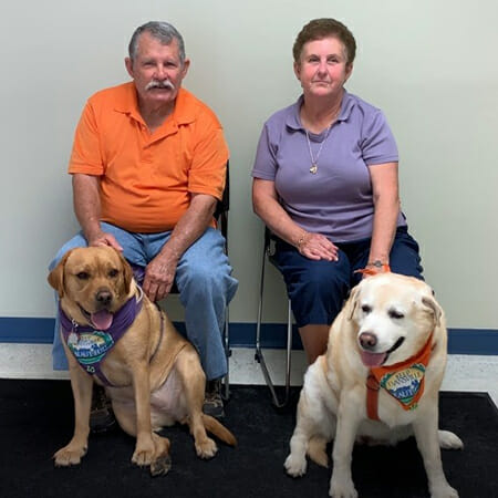 Susan, Steve EVIE and VANDY Harp Daily Point of Light Award Honoree