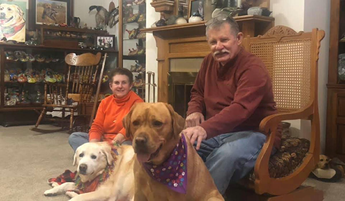 Susan, Steve EVIE and VANDY Harp Daily Point of Light Award Honoree