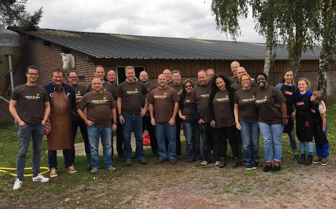 Nick Costides and UPS Volunteers