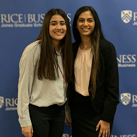 Tanya Manocha and Rachel Georgian Daily Point of Light Award Honoree