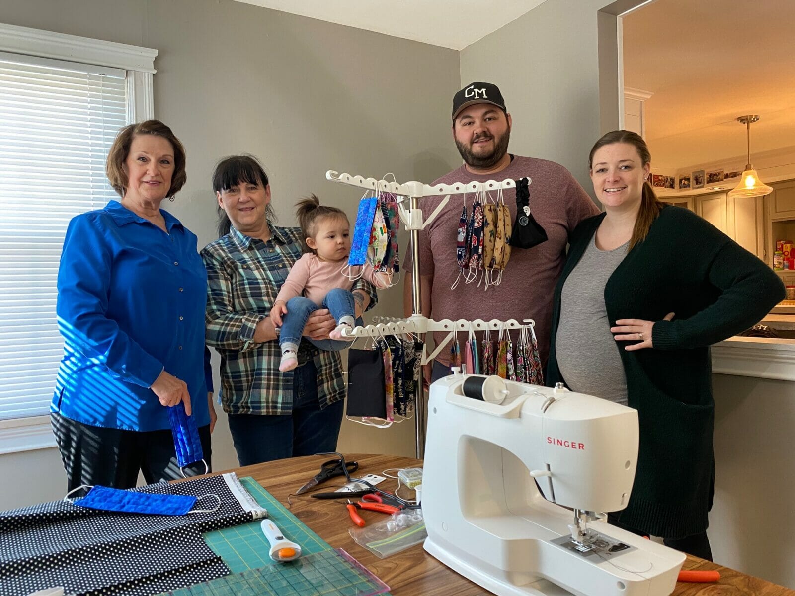 Dan Labrie Daily Point of Light Award Honoree Sewing Masks Amid Pandemic