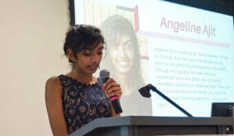 Angeline Ajit Daily Point of Light Award Honoree