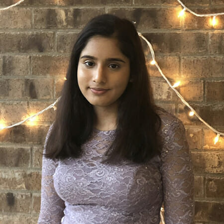 Shruthi Aravindan Daily Point of Light Award Honoree