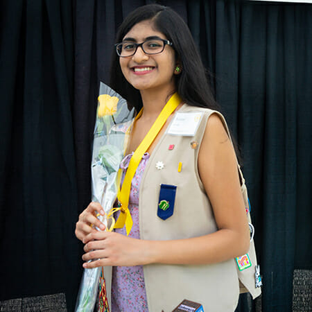 Srishti Gowda Daily Point of Light Award