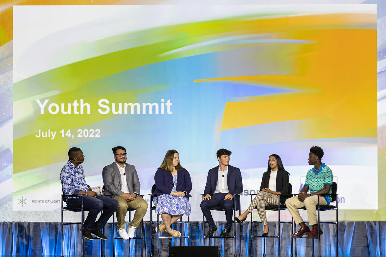 2022 Points of Light Conference Youth Summit Panel