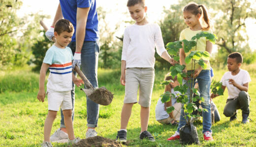 family volunteering