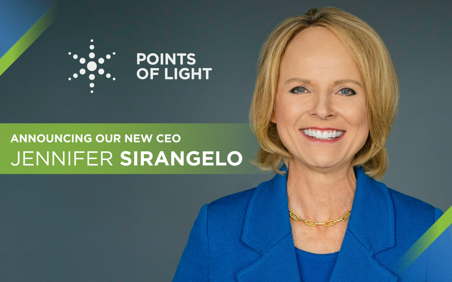 Points of Light Names Jennifer Sirangelo as New President and CEO