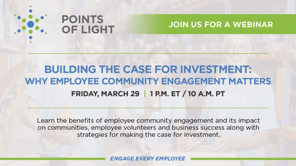 Building the Case for Investment: Why Employee Community Engagement Matters