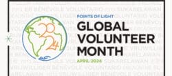 Global Volunteer Month Logo