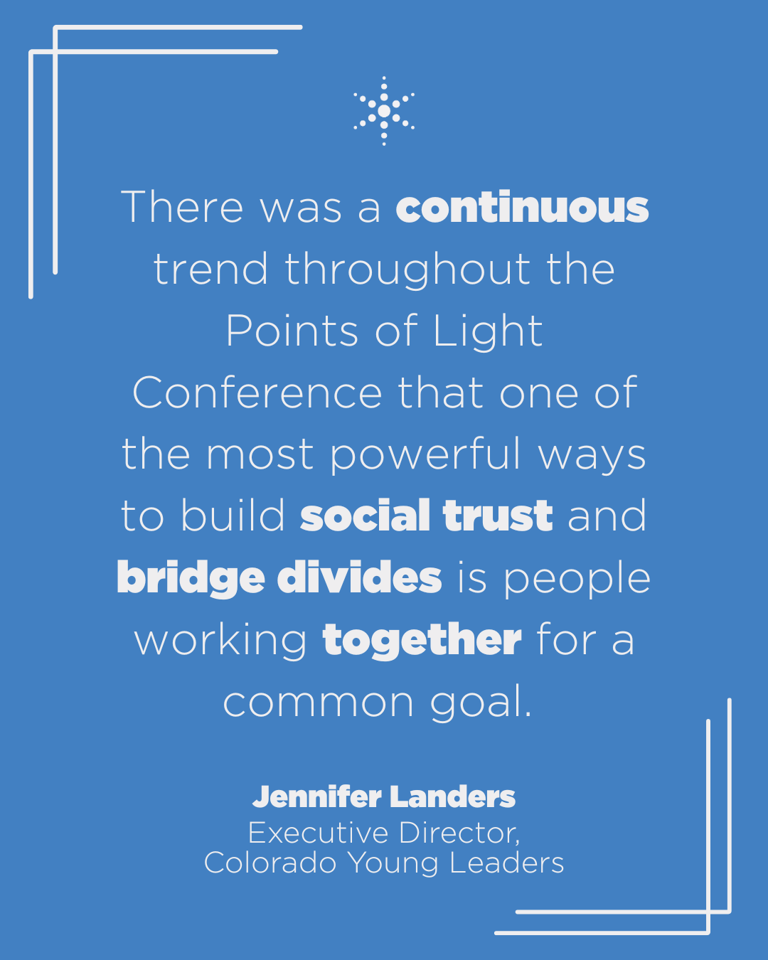 Colorado Young Leaders; youth leadership; nonprofit leadership development; Points of Light Conference; student service programs; empowering youth; nonprofit professional development; community service; youth-led initiatives; civic engagement; Jennifer Landers; mentorship and service; leadership training for teens; social impact; next generation of service leaders