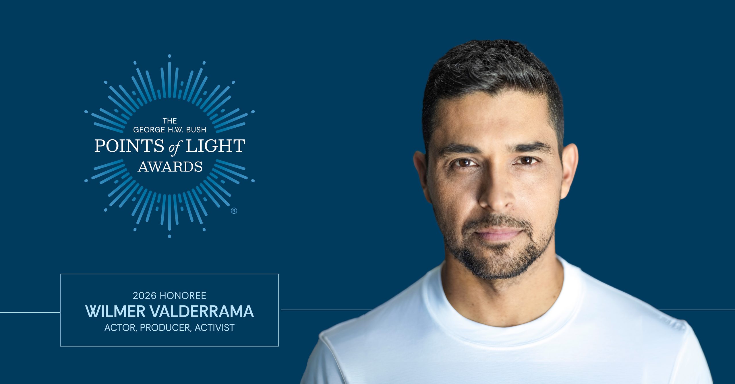 Wilmer Valderrama to Be Honored at the George H.W. Bush Points of Light Awards